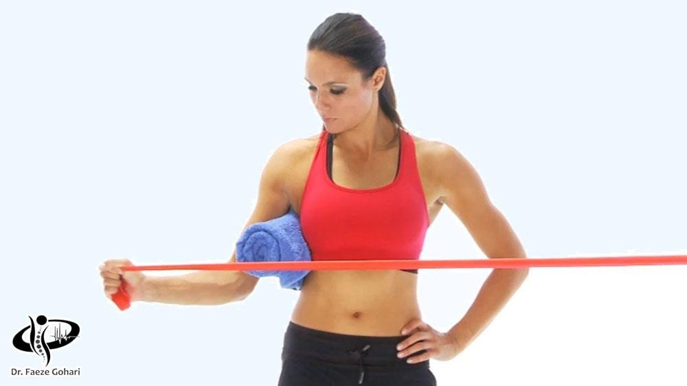 حرکات مقاومتی سبک با کش 