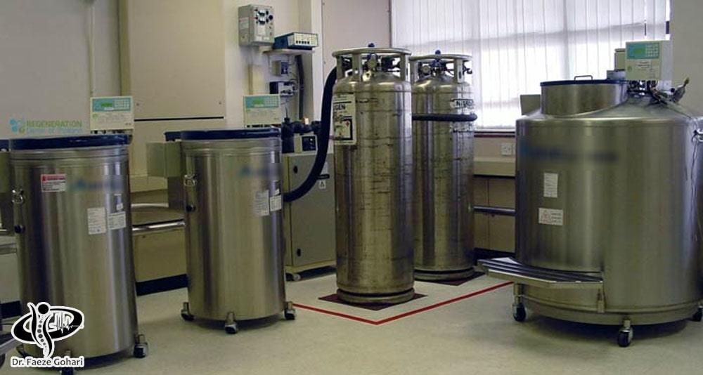 نگهداری سلول‌ها در بانک سلول‌های بنیادی