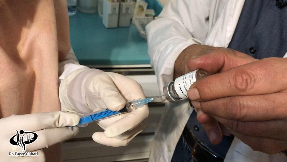 آمادهسازی کوکتل تزریقی