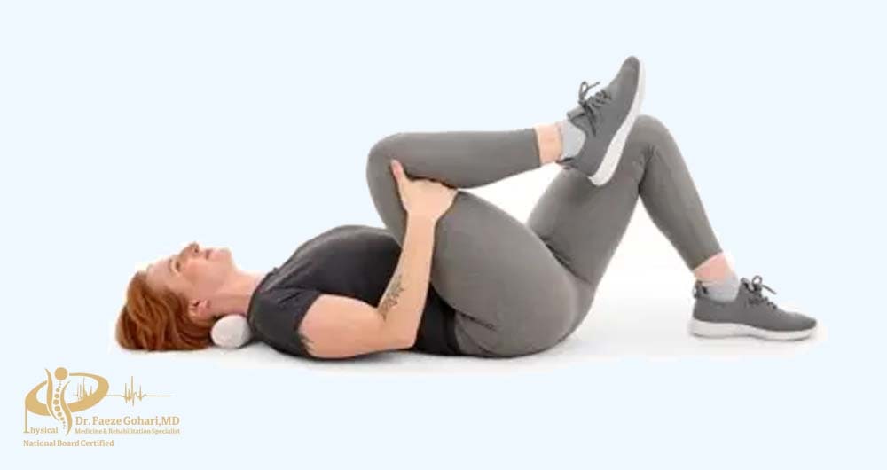 کشش زانو به سینه